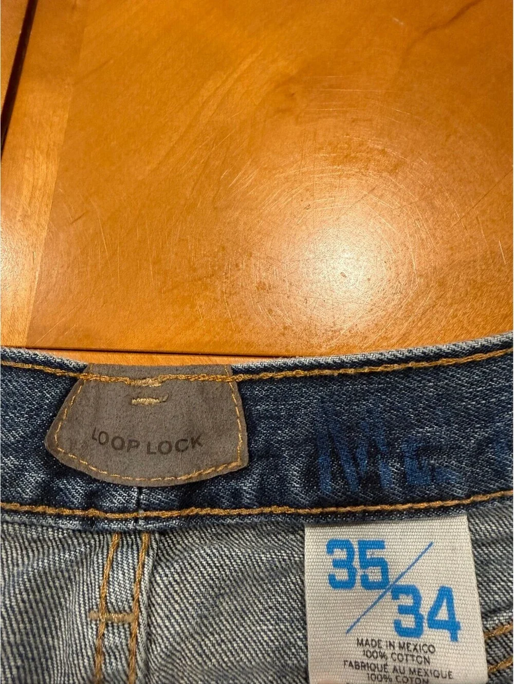 Ariat Jeans Men’s 35x34 Straight Leg Loop Lock Western Denim